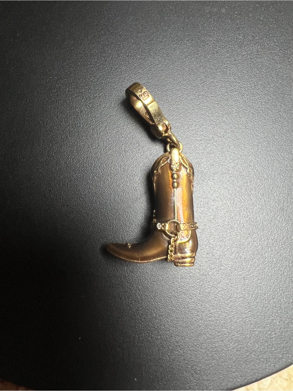 Juicy Couture Brown Boot Charm